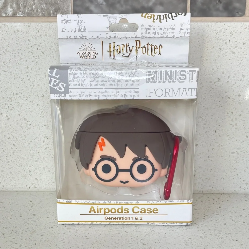 NEW Harry Potter Wizarding World AirPods Case Gen 1 & 2 Silicone Character Cover